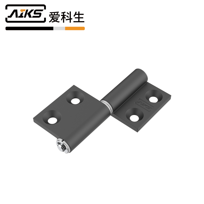 可脫卸鋁合金門柜合頁黑砂右-1554-73R