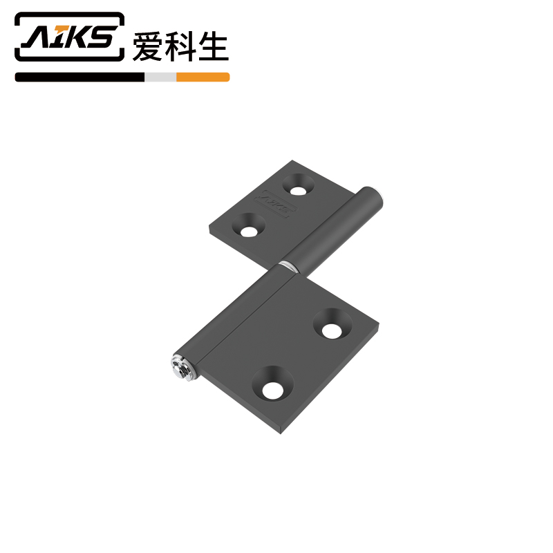 可脫卸鋁合金門柜合頁黑砂左-1554-103L