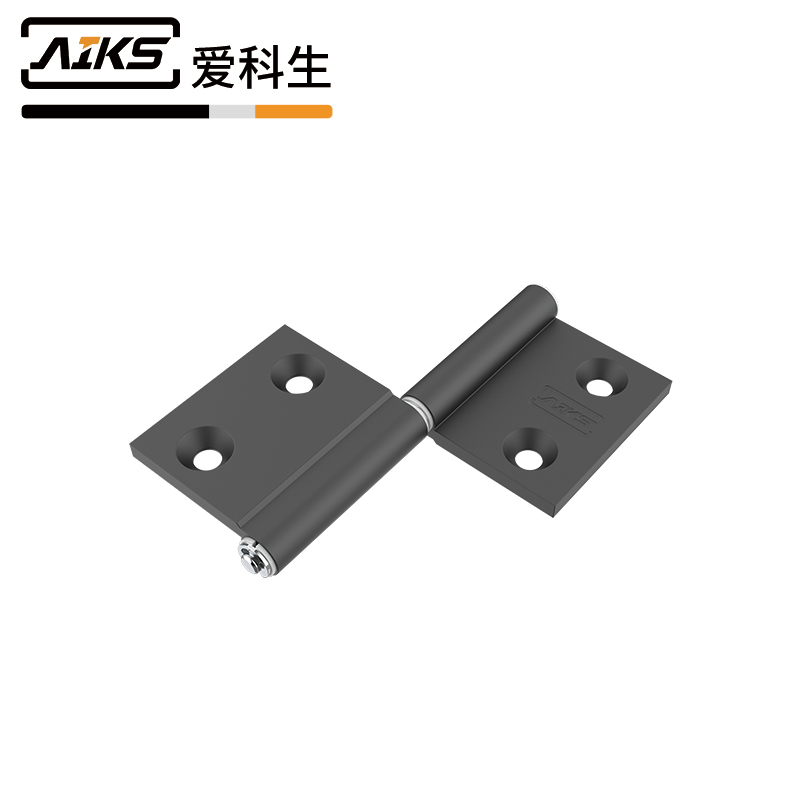 可脫卸鋁合金門柜合頁黑砂右-1554-103R1