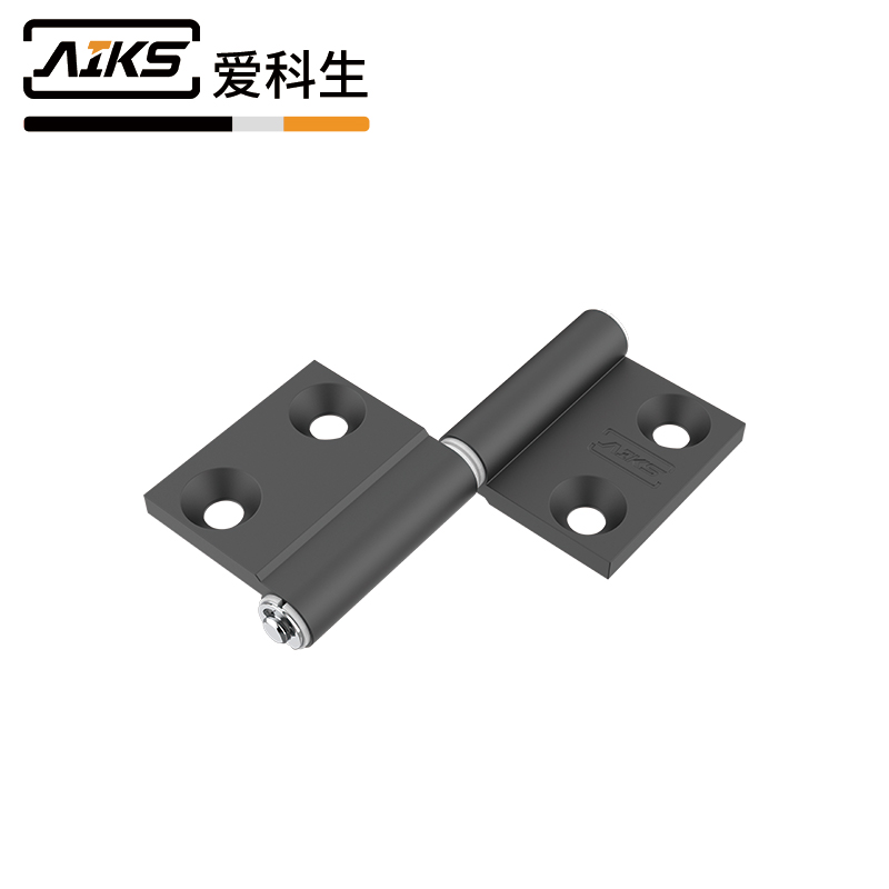 可脫卸鋁合金門柜合頁黑砂右-1554-83R