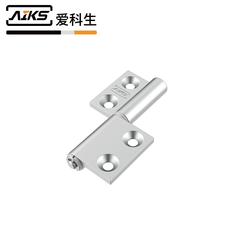 可脫卸鋁合金門柜合頁銀砂左-1554-73L