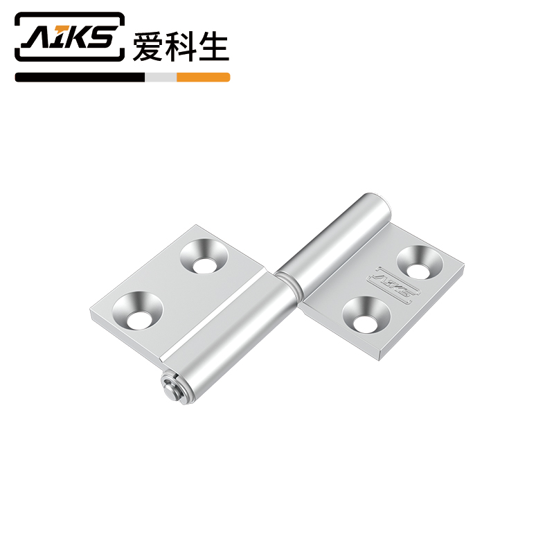 可脫卸鋁合金門柜合頁銀砂右-1554-83R