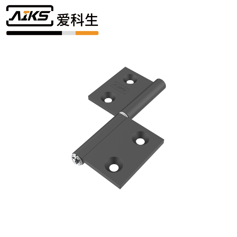 可脫卸鋁合金門柜合頁黑砂左-1554-103L1