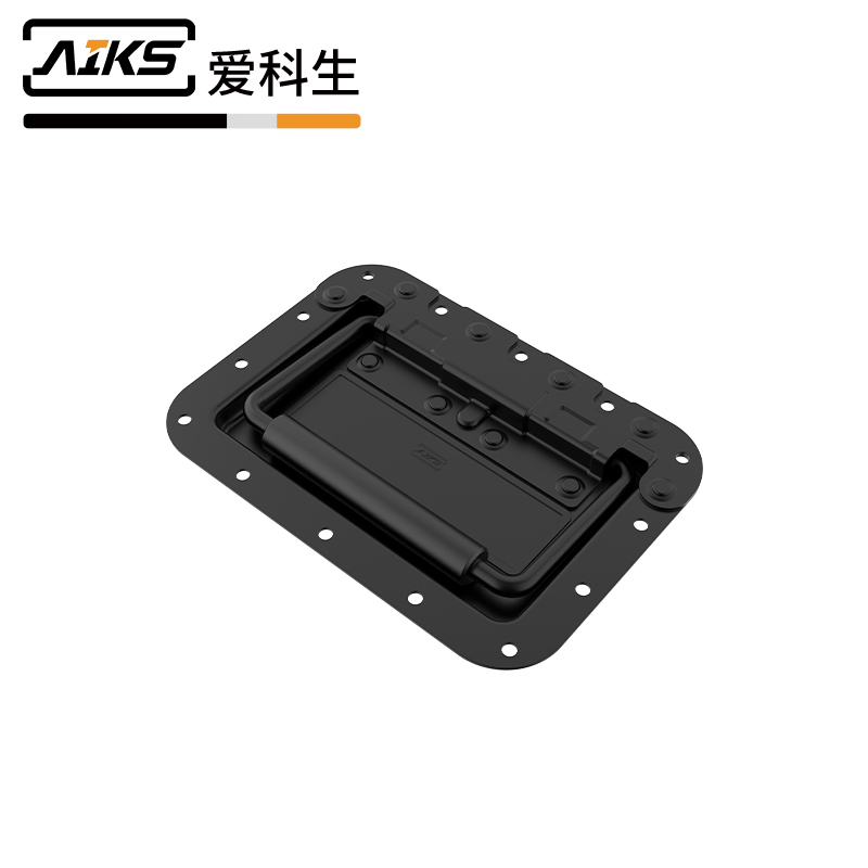 蓋環(huán)內(nèi)嵌隱藏式彈簧拉手黑-3106