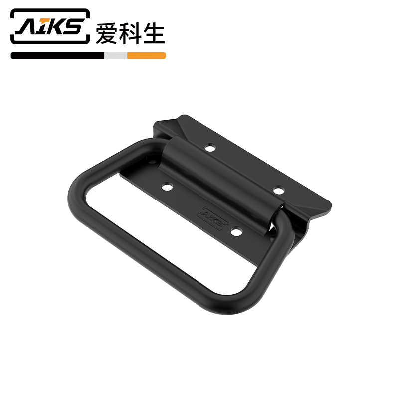 不銹鋼彈簧拉手黑-3253