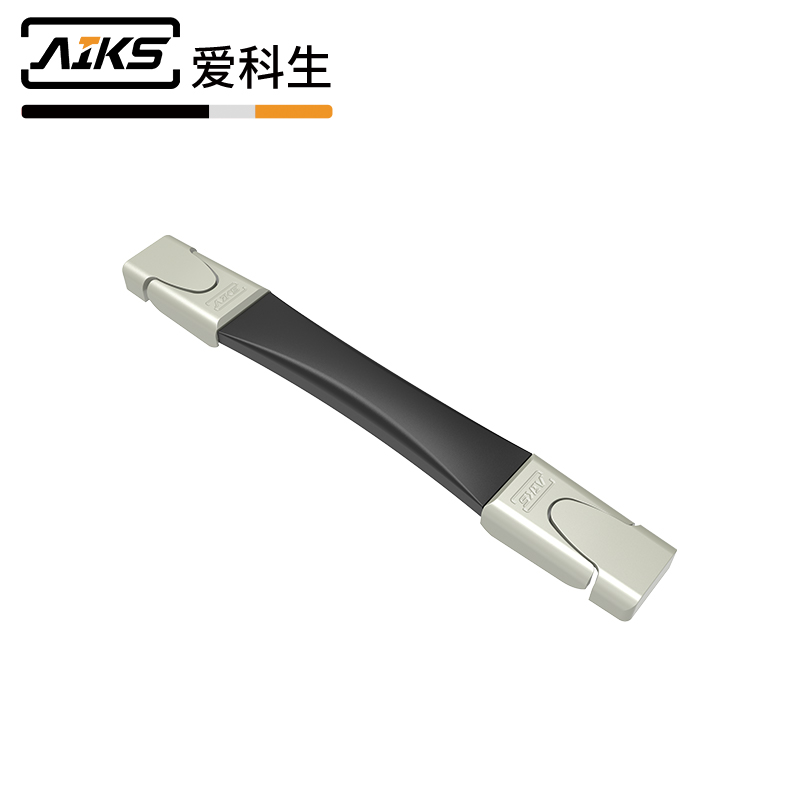 一字橡膠箱包伸縮提手黑座-3519-235