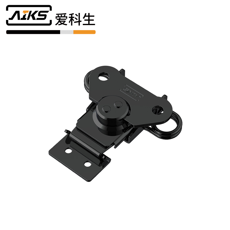 航空箱明裝旋轉(zhuǎn)蝴蝶鎖黑色-6311
