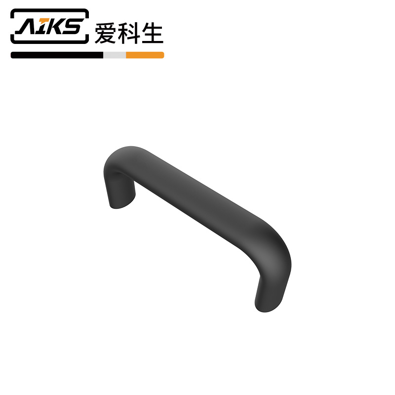 鋁工業(yè)實芯雙彎頭異性拉手黑-3704-112