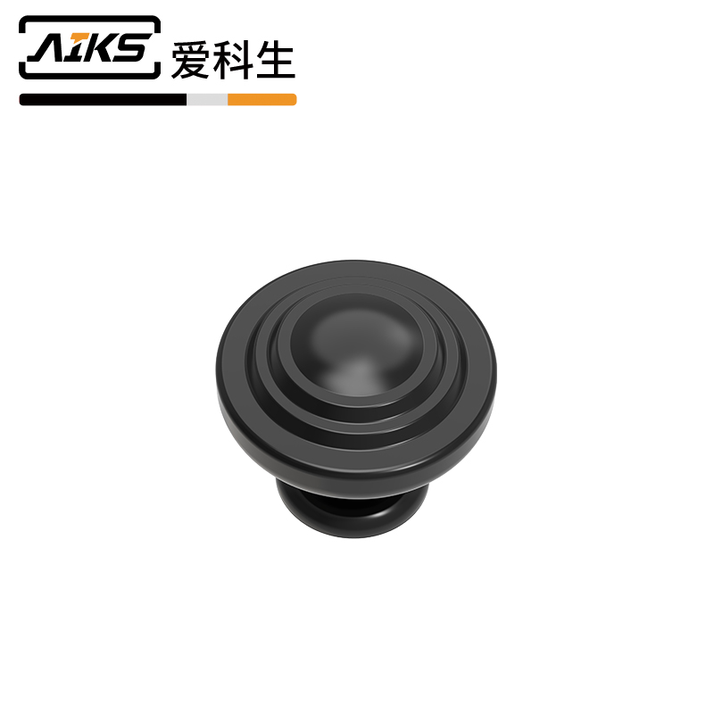 鋅合金美式柜門黑色拉手-3901B