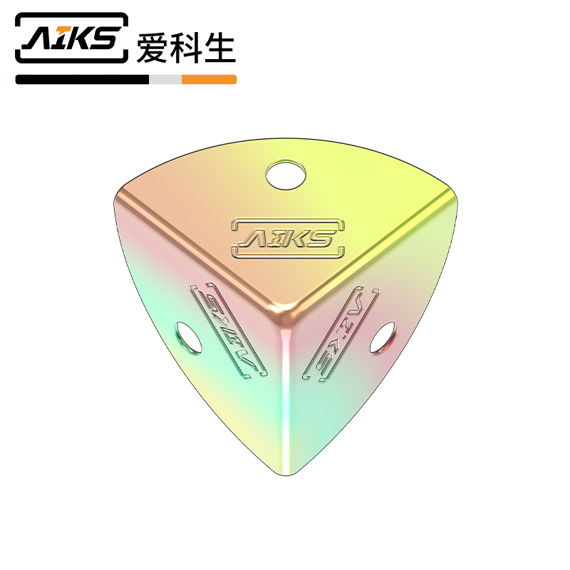不銹鋼迷你防撞貼片角碼彩鋅-7401A