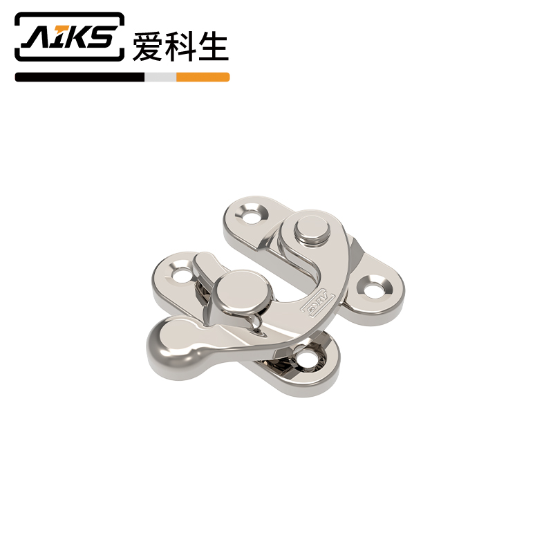 禮品包裝木盒箱子鍍鎳鎖扣-6534-33R