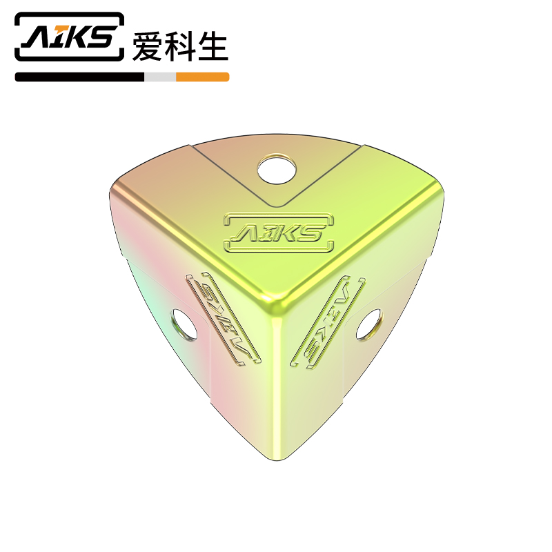 不銹鋼迷你防撞貼片角碼彩鋅-7401B