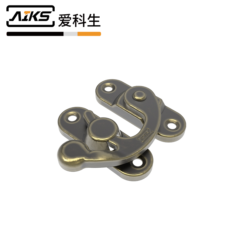 鋅合金禮品盒卡扣青古鎖扣-6534-45R